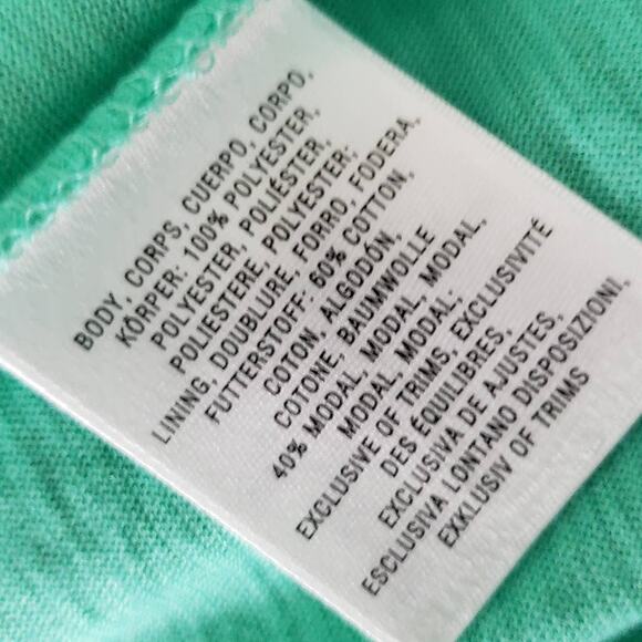 Anthropologie Meadow Rue Zane Spring Green Layered Blouse Top Womens Size Small - Picture 6 of 6